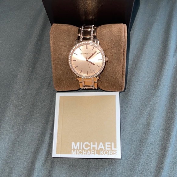 MK Rose Gold Watch - Picture 1 of 7